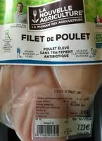 Mängden socker i Filet de poulet