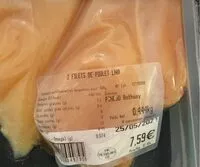 Mängden socker i Filet de poulet