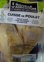 Mängden socker i Cuisse de poulet