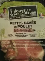 Mängden socker i Petits pavés de poulet sel de guérande et poivre noir