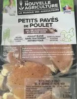 Mängden socker i Petits pavés de poulet Sel de Guérande et Poivre noir