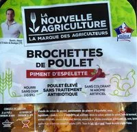 Mängden socker i Brochettes de poulet