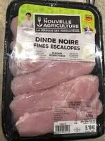 Mängden socker i Dinde noire fines escalopes