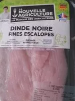 Mängden socker i Dinde noire fines escalopes