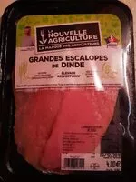 Mängden socker i Grandes escalopes de dinde