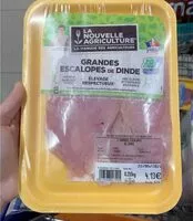 Mängden socker i Grandes escalopes de dinde