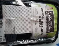 Mängden socker i Grandes escalopes de dinde x2