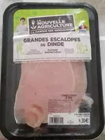 Mängden socker i Escalopes de dinde