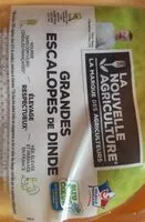 Mängden socker i Grandes escalopes de dinde