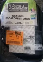 Mängden socker i grandes escalopes de dinde