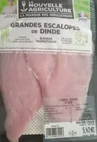 Mängden socker i Grandes escalopes de dinde