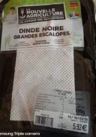 Mängden socker i Dinde noire grandes escalopes