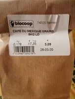 Mängden socker i Café du Mexique grains