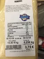 Mängden socker i Abondance