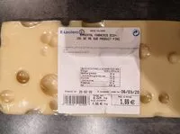 Mängden socker i Emmental Français ECO+