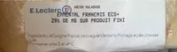 Mängden socker i Emmental français ECO+
