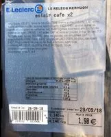 Mängden socker i Éclair café