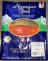 Mängden socker i Norwegian Fjord Smoked Steelhead Salmon