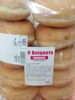 Mängden socker i Beignets