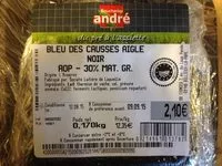 Mängden socker i Bleu des Causses Aigle Noir AOP (30% MG)