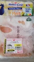 Mängden socker i Filet de poulet