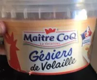 Mängden socker i Gesiers de poulet classe A