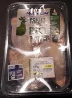Mängden socker i Cuisse de poulet fermier bio
