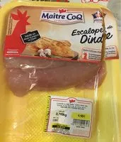 Mängden socker i Escalopes de dinde