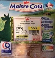 Mängden socker i 4 Cuisses de poulet jaune