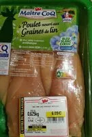 Mängden socker i Poulet nourri aux graines de lin