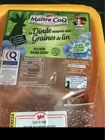 Mängden socker i Cuisse de dinde nourrie graines de lin