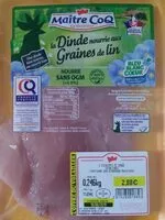 Mängden socker i Escalopes de dinde extra fines