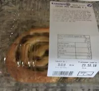 Mängden socker i Pain aux raisins