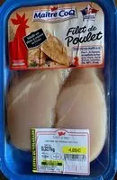 Mängden socker i Filet de Poulet