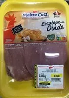 Mängden socker i Escalope de Dinde