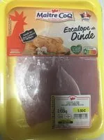 Mängden socker i Escalope de dinde maitre coq