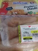 Mängden socker i Escalope de dinde