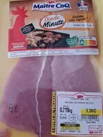 Mängden socker i Escalopes dinde fines