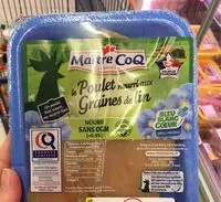 Mängden socker i Escalope de poulet