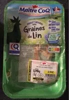 Mängden socker i Filet de poulet