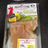 Mängden socker i Aiguillettes de poulet  thym citron