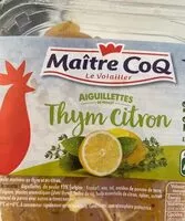 Mängden socker i Aiguillettes. Poulet