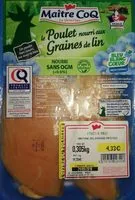 Mängden socker i Poulet nourri aux graines de lin