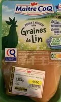 Mängden socker i Poulet nourri aux graines de Lin