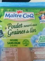 Mängden socker i Poulet nourri aux graines de lin