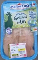 Mängden socker i Filets de Poulet nourri aux graines de lin