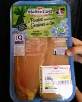Mängden socker i Poulet nourri aux graines de lin