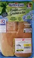 Mängden socker i Le Poulet nourri aux graines de lin