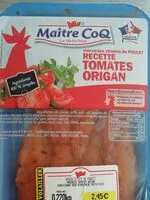Mängden socker i Aiguillette de poulet marinées tomates origan