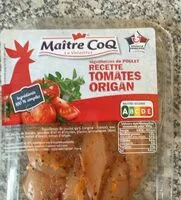 Mängden socker i Aiguillettes de poulet Recette Tomates Origan